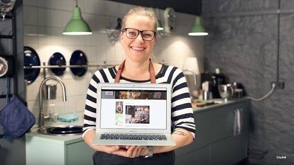 Foodstylistin Elli ist eines der drei Testimonials von Jimdo.