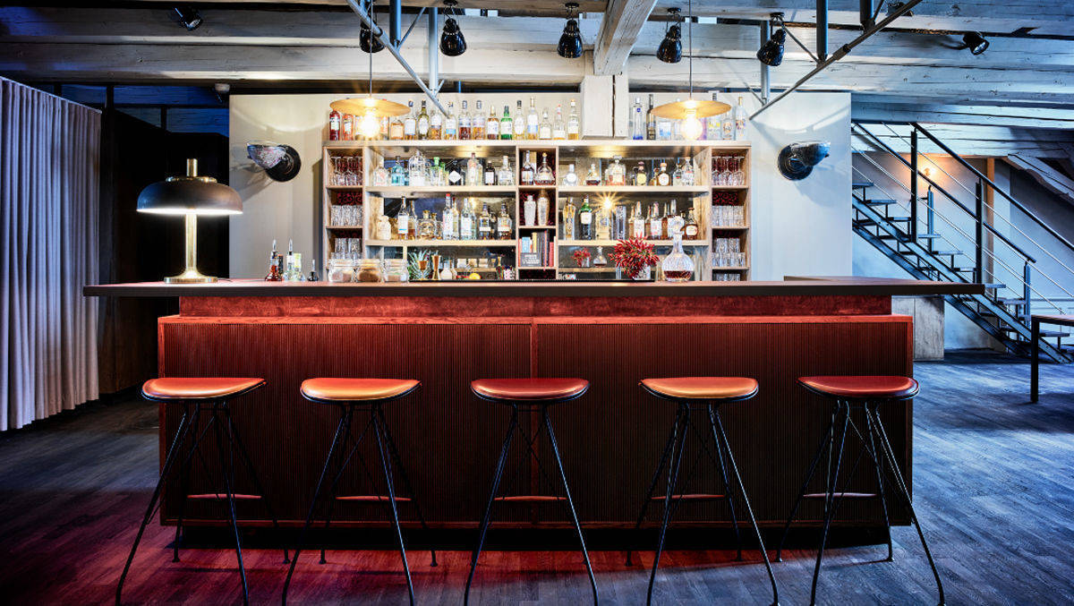 Die Bar bei David und Martin.