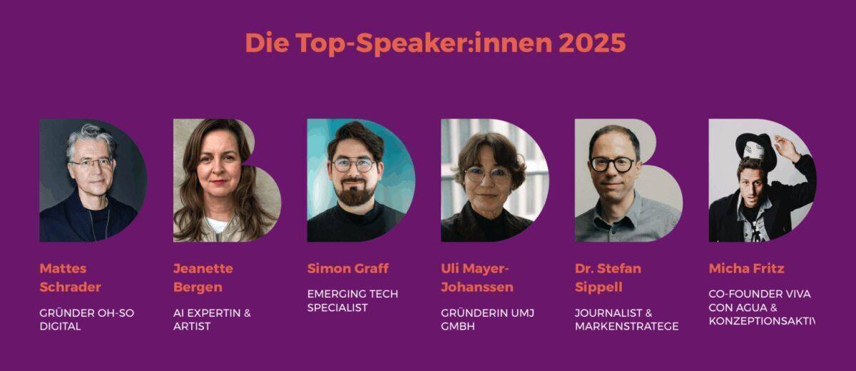 Auswahl aus der Speaker-Liste