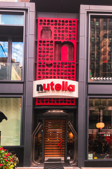 Das Nutella-Café in Chicago.