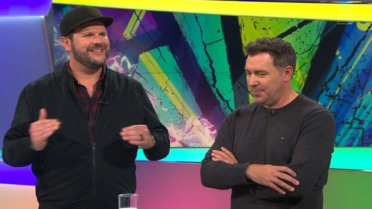 Die Macher von "Kampf der Realitystars" v.l.: Malte Kruber, Programmdirektor „Entertainment“ bei RTL Zwei und Arno Schneppenheim, Managing Director Banijay Productions.