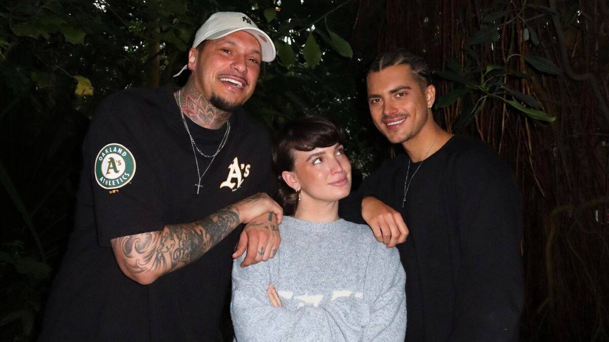 LaFa-Bewohner mit Tim Kühnel (r.). 