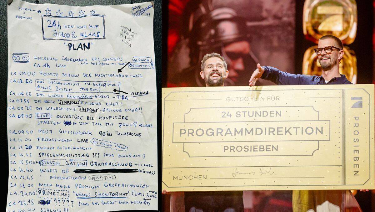 Joko & Klaas übernehmen einen Tag lang das Programm.