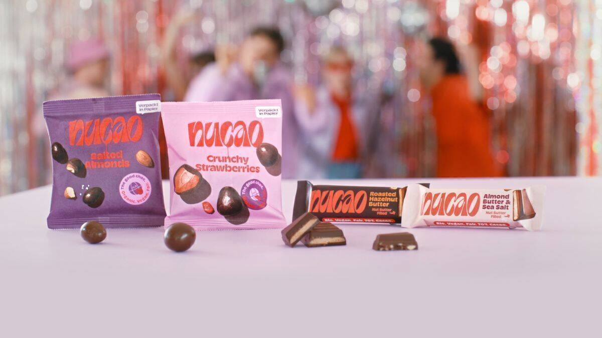 Bereits bei Rewe gelistet: Nucao-Produkte.