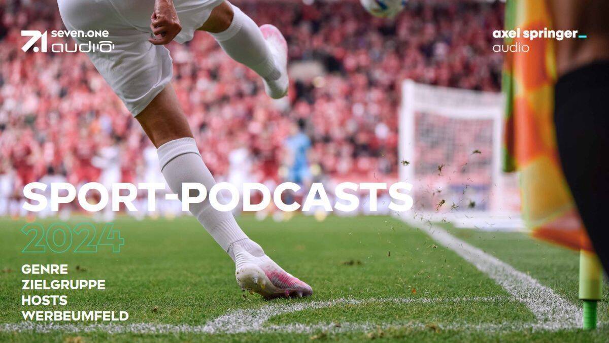 Fußball-Podcasts werden besonders gerne gehört.