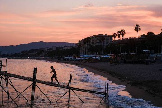 Da war die Welt noch in Ordnung: Bild vom German Beach vor zwei Wochen