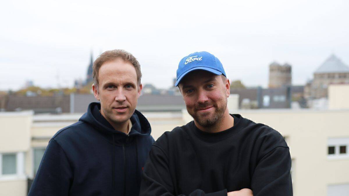 Teamwork: Ford-Mann Holger Dohmen (li) und Odaline-Chef Jan König (re)