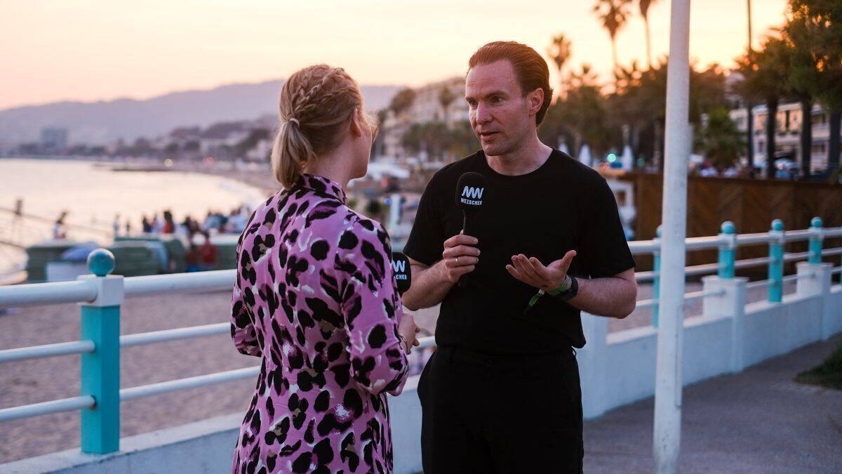 Tilman Gossner, Team X und Cannes-Juror, im Gespräch mit Franziska Knöfel.