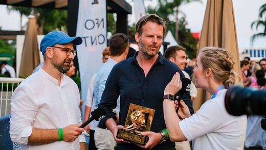 Sebastian Bialon (li) und Matthäus Frost von Serviceplan Neo.