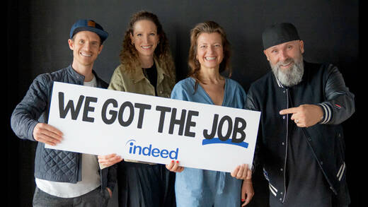 v. l. n. r.: Andy Wyeth, Liselotte Schwenkert, Stefanie Kuhnhen, Niko Backspin.