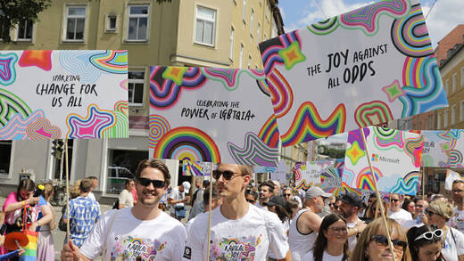 Microsoft auf dem CSD München 2024