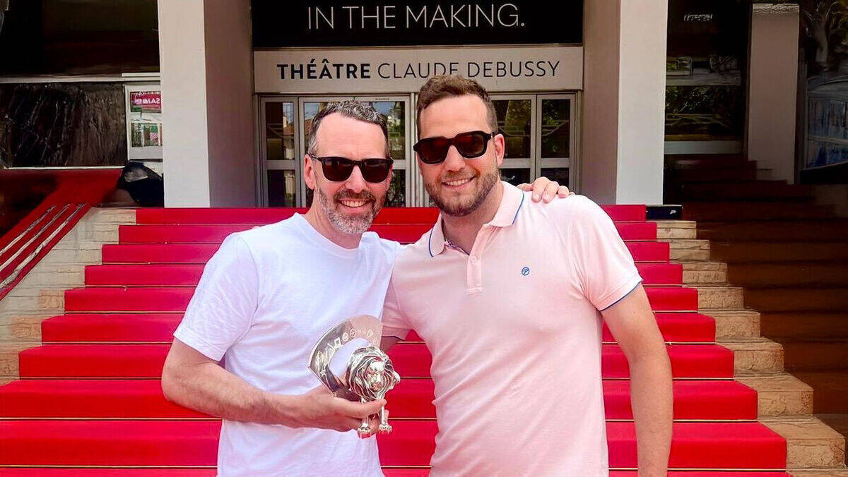 Philipp Weber und Roland Radschopf: Glückliche Löwen-Gewinner, Silber für Philharmonic Prints