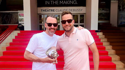 Philipp Weber und Roland Radschopf: Glückliche Löwen-Gewinner, Silber für Philharmonic Prints