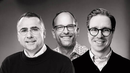 v.l.n.r.: Laurent Jaulin, Julius Möbius, Daniel Walloch