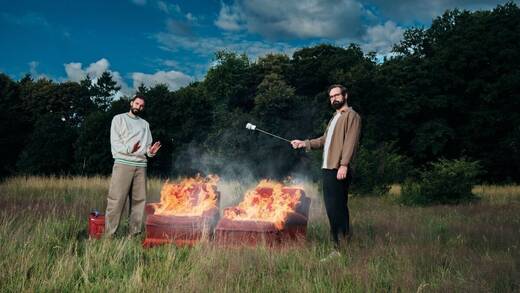 Die Kurios-Gründer Leonhard Keller (links) und Mark Köhler.