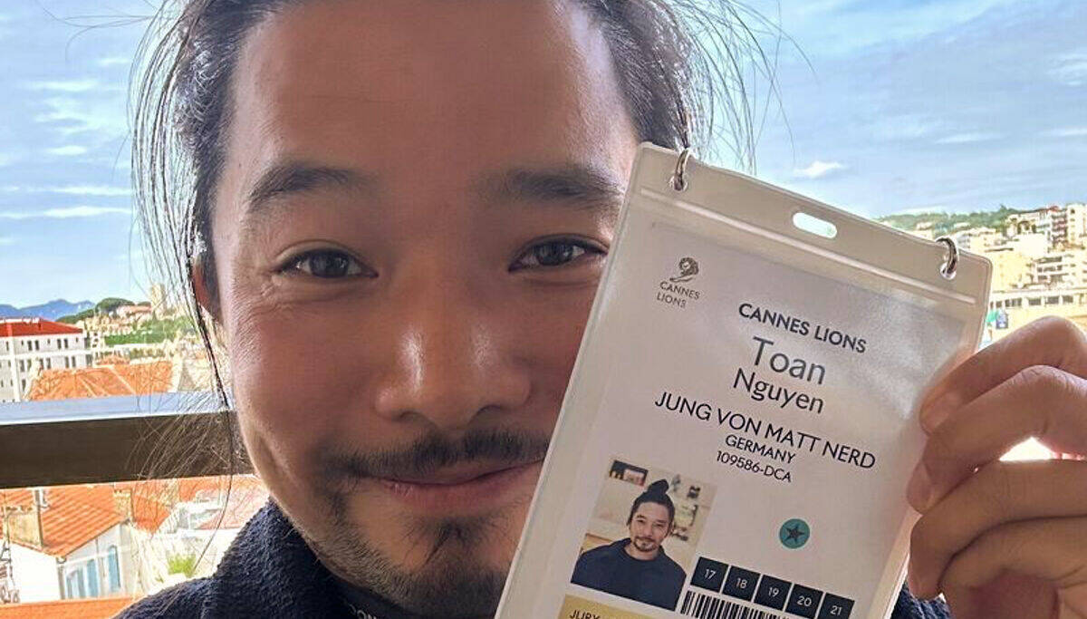 Toan Nguyen bloggt aus Cannes für die W&V.