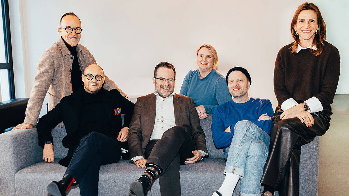 Agentur des Jahres (v.l.): Christoph Pietsch, Arne Brekenfeld, Philippe Bordet, Karin Ross, Dennis May, Bettina Prange
