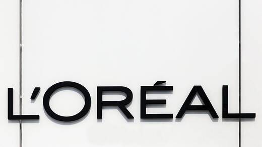 L'Oréal-Schriftzug