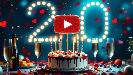 20 Jahre Youtube – und die Geburtstagsfeier dauert das ganze Jahr lang.