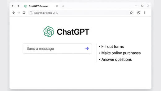 So stellt sich ChatGPT den neuen ChatGPT-Browser vor.