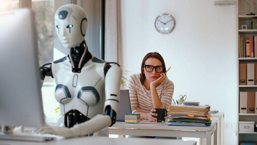 Die KI: Chance und Bedrohung zugleich.