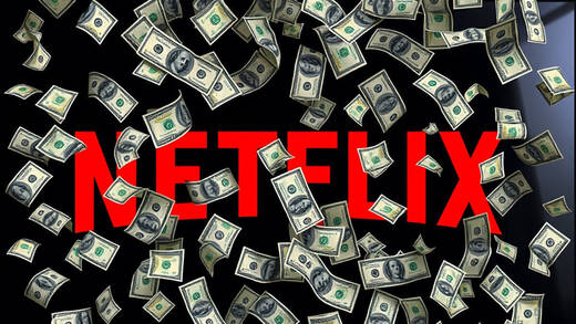 Dollar-Regen: Bei Netflix brummt das Werbegeschäft.