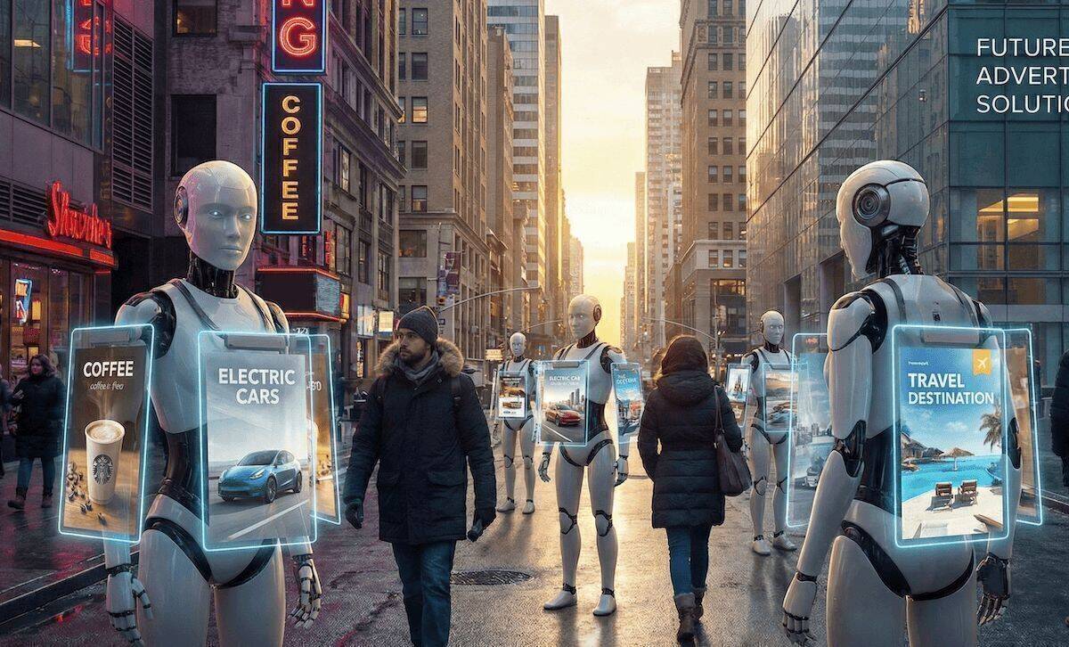 „ChatGPT-Oberfläche mit eingeblendeter Werbung – Symbolbild für den Start kontextbezogener Anzeigen durch OpenAI.“