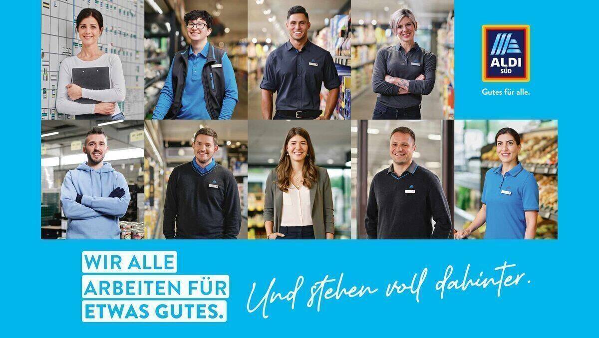 Der zweite Flight der Kampagne für Aldi Süd stellt die persönlichen Antriebe der Mitarbeitenden in den Fokus.