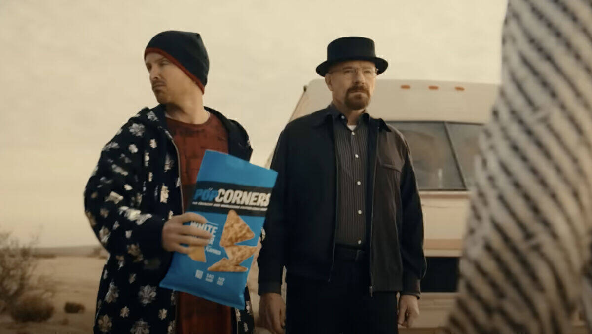 PopCorners: Der beste Spot beim Super Bowl.