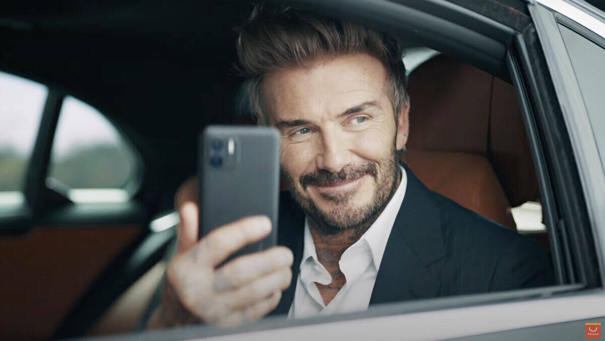 David Beckham spielt jetzt für AliExpress.