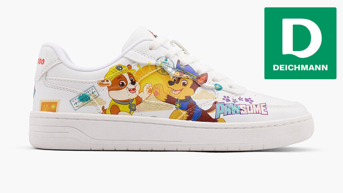 Auf 1000 Exemplare limitiert: Der PAW Patrol-Sneaker für Erwachsene von Deichmann.