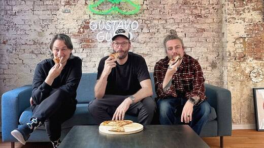 Eduardo Garcia, Michael Götz und Philipp Feit (vlnr)