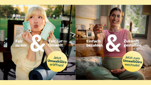 Die UmweltBank startet ein Girokonto.