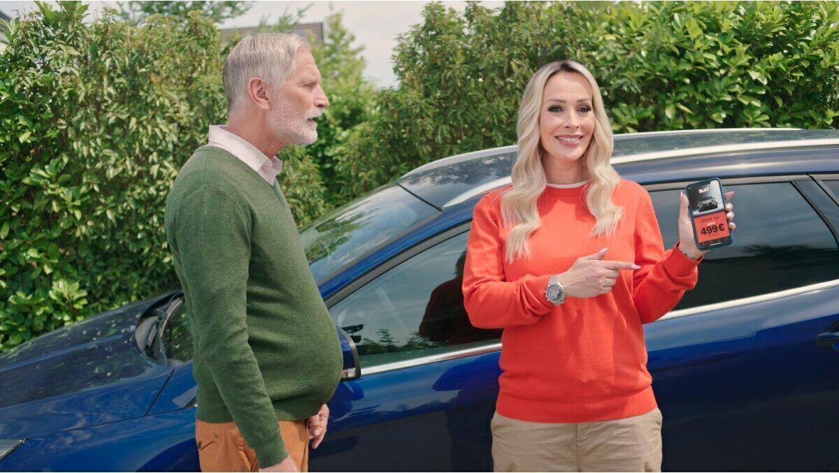 Cora Schumacher steht bei der neuen Sixt-Kampagne im Mittelpunkt.