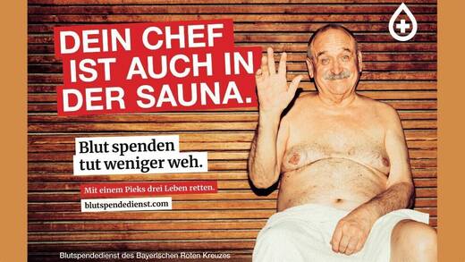 Schlimmer als ein kleiner Piks: Den eigenen Chef in der Sauna treffen.