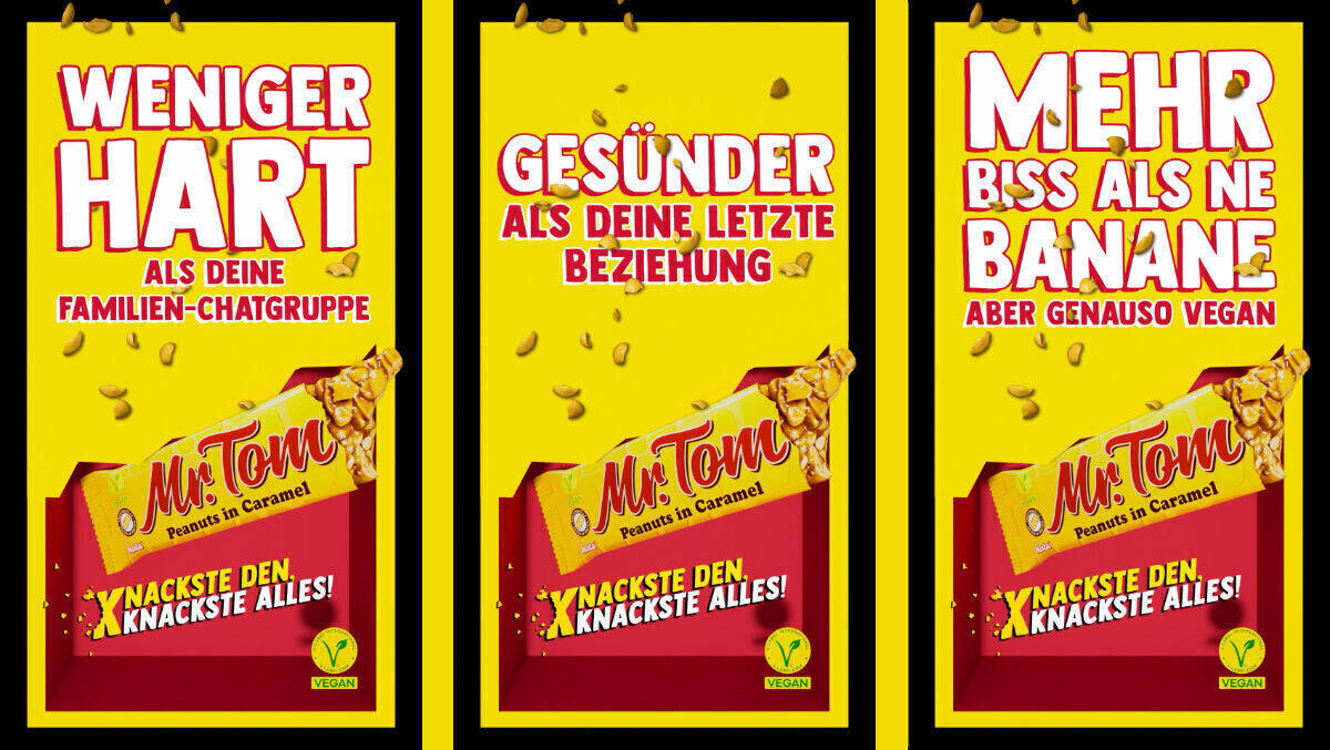 Mr. Tom trifft mit seiner OOH-Werbung den Nerv der Gen Z