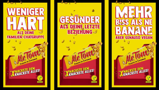 Mr. Tom trifft mit seiner OOH-Werbung den Nerv der Gen Z