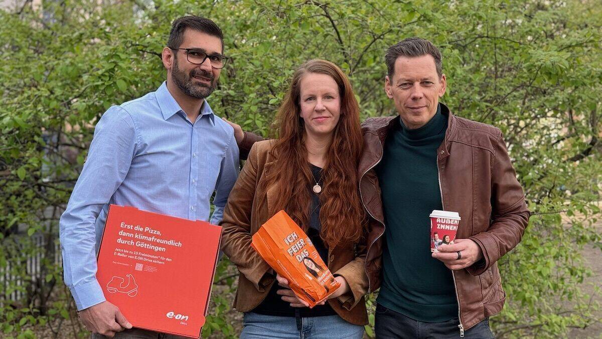 David Reiter, Daniela Necas und Karsten Warrink (vlnr)