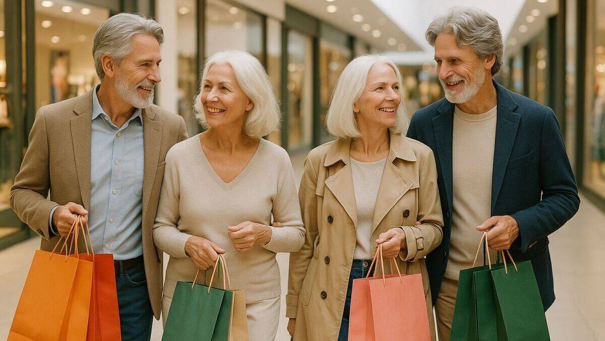 Auch in der zweiten Lebenshälfte wird gerne geshoppt - eine Tatsache, die Marken verstärkt verinnerlichen sollten.