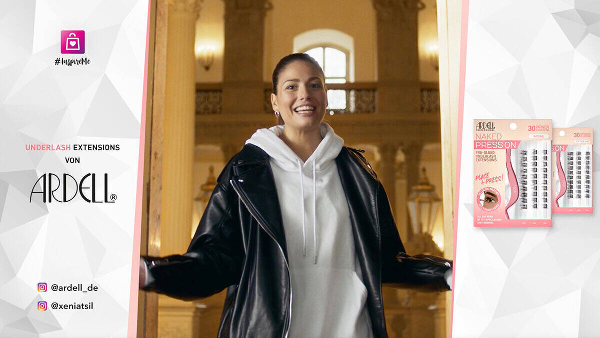 Klum-Model Xenia ist das Gesicht der neuen Ardell-Kampagne.