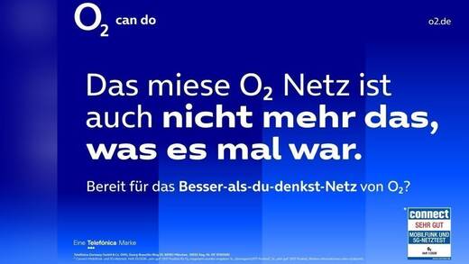O2 hat Sinn für Humor.