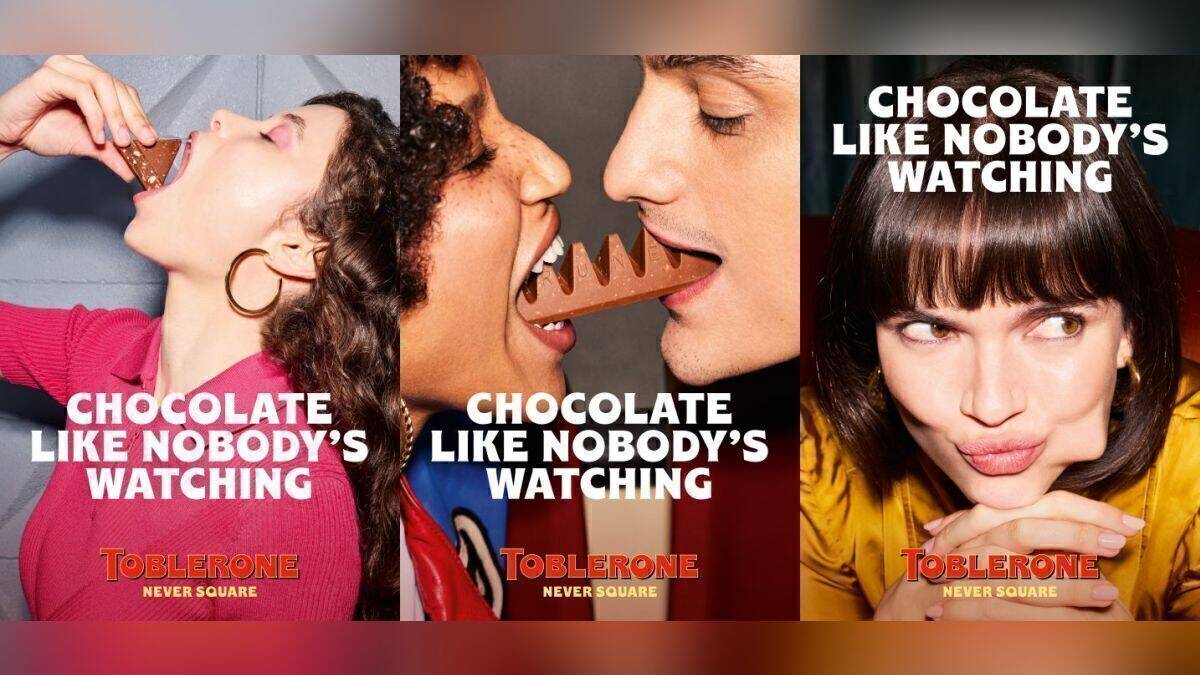 Einfach mal reinbeißen und sich ein Stück Toblerone gönnen.