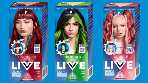 So sehen die drei neuen Haarfarben von Schwarzkopf aus.