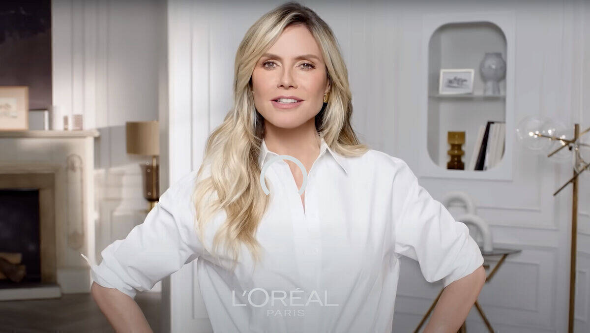 Heidi Klum im ersten Spot für L'Oréal