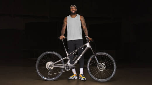 LeBron James wirbt für Canyon.