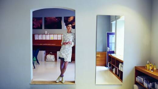 Saskia Diez in ihrer Galerie im Münchner Glockenbach-Viertel.