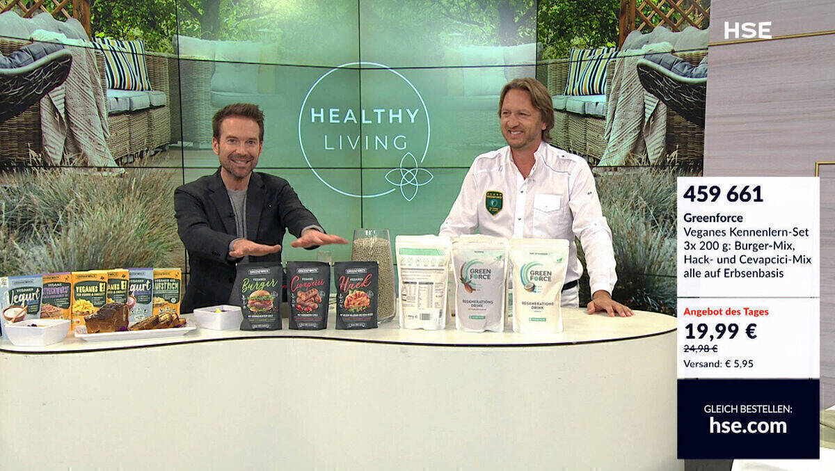 Thomas Isermann (re.) von Greenforce und HSE-Moderator Sebastian Höffner