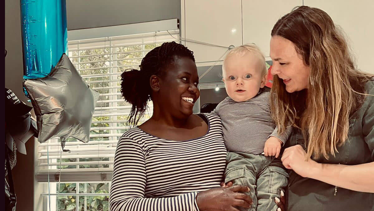 Liebe auf den ersten Blick: Caroline und Helenas Sohn