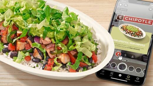 Die neuen Bowls bei Chipotle sind nur digital bestellbar.