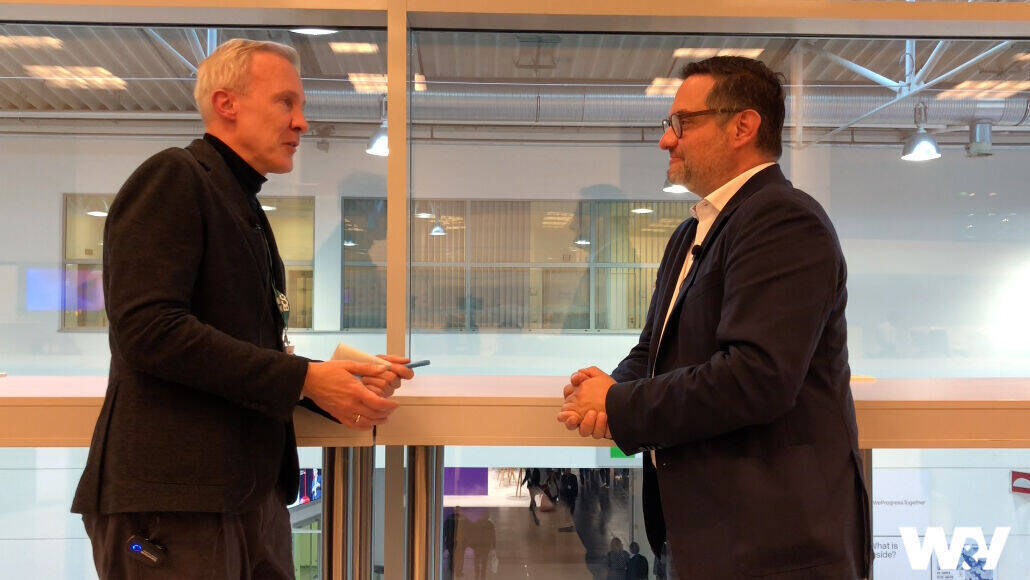 W&V-Chefredakteur Rolf Schröter im Gespräch mit Norman Wagner